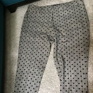 Plaid & dotted pants